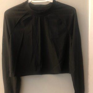 BuffBunny Crystal Clear Mesh Top Size Small